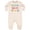 Natural Heather, variant on My Nan Loves Me Baby Fleece Romper