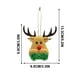 thumbnail image 4 of Decoraciones de Árbol de Navidad Cervo de Navidad Muñeco de Nieve Colgante de Decoración de Árbol de Navidad Pentagrama de Navidad Colgante Pequeño Árbol de Navidad Pequeño, 4 of 5