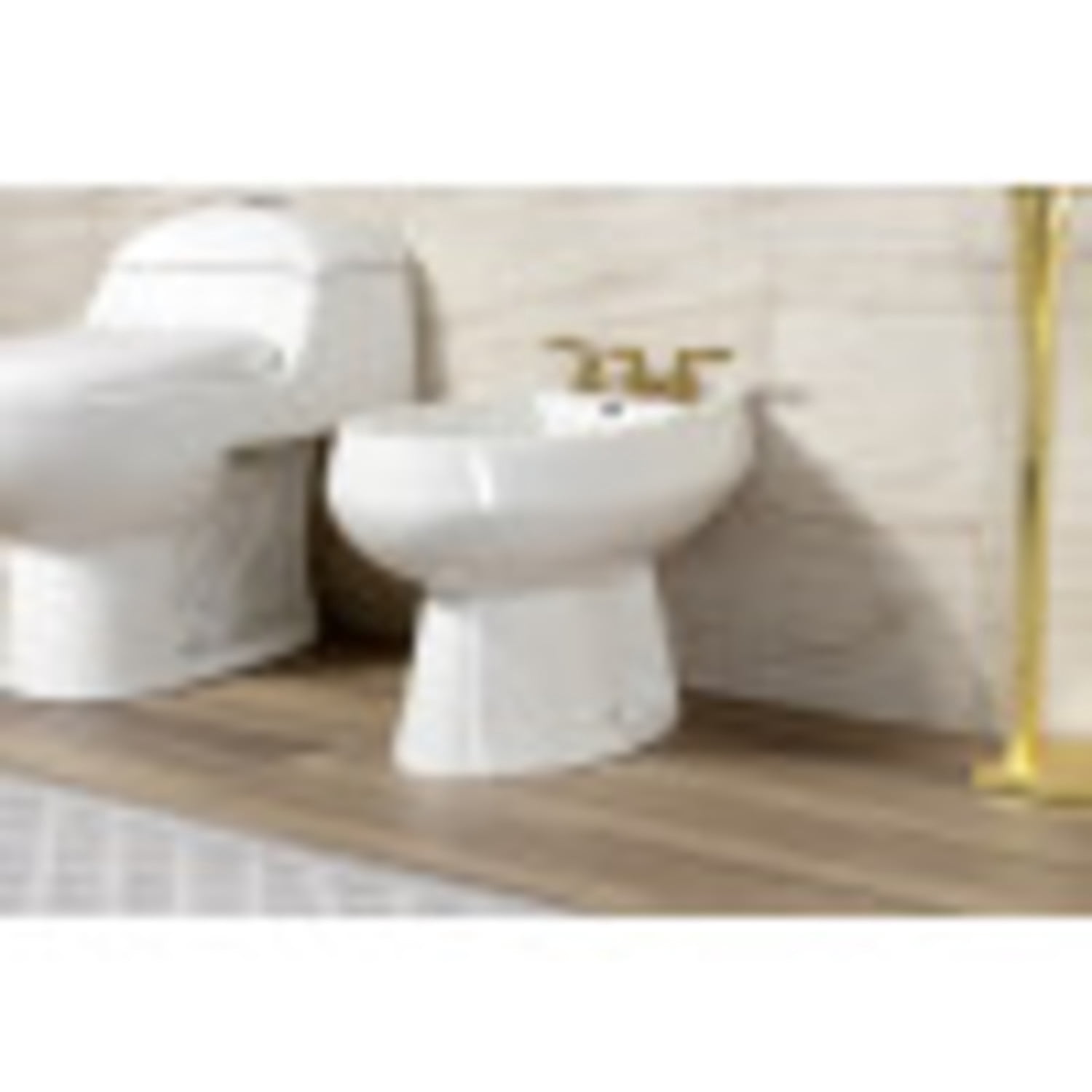 Kingston Brass KB327FL Royale Bidet Faucet, Brushed Brass