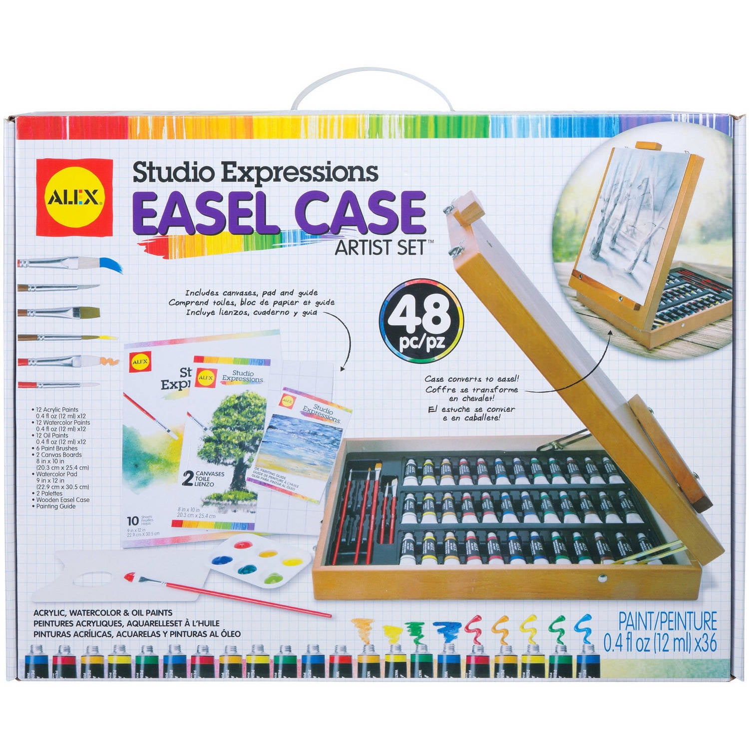 Photo 1 of Alex Studio Expressions Easel Case Artist Set