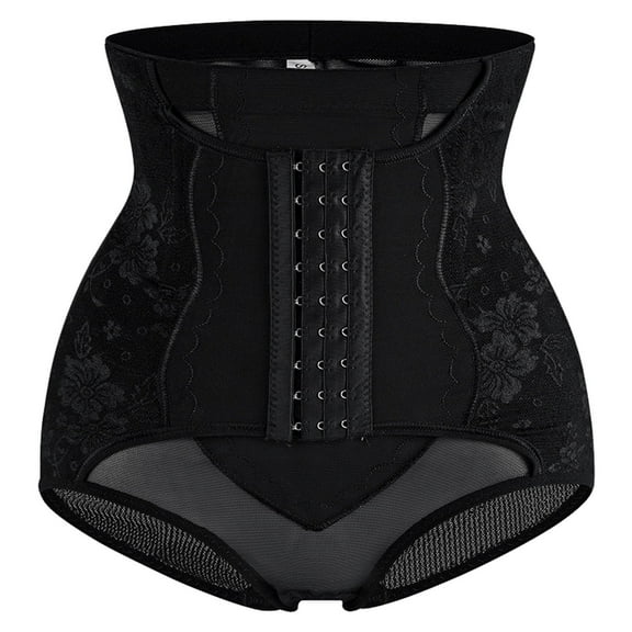 yunLCZ Womens Waist Trainer Corset Women Pants Thermo Leggings High Waist Thigh Shorts Breathable Shapewear Postpartum Wrap Hip Girth Lace Hip