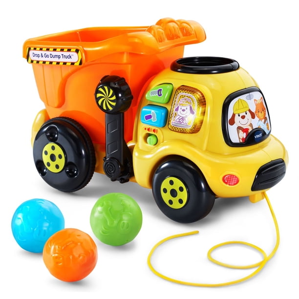 Camión volquete VTech Drop and Go naranja para niños pequeños de 6 a 3 años VTech VTech