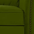 thumbnail image 5 of Christopher Knight Home Elegant Velvet 360° Swivel Recliner with Nailhead Accents and Adjustable Design, Green, 5 of 12