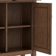 thumbnail image 6 of Simpli Home Redmond 36 inch Wide Solid Wood Transitional Entryway Storage Cabinet in Rustic Natural Aged Brown, 6 of 14