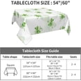 thumbnail image 2 of Nappe de Table Fête de la Saint-Patrick Lavable 60 x 60 Pouces Nappe Carrée Résistante aux Taches Pique-Nique Polyester Nappe de Fête, 2 of 6