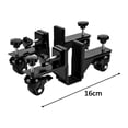thumbnail image 3 of Heavy Duty Door Panel Dolly Cart, Adjustable Thickened Swivel Caster Wheels With 2-Piece Universal Trolley Set, For Door Installation Moving Transporting Carrying Doors, 3 of 6