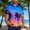 Shirts-7Blue, variant on LEKWK Hawaiian T-Shirts for Men Short Sleeve Collared Button Down Shirts Lightweight Floral Print Loose Fit Beach Party Vacation Wear Blue XXXL