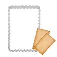 thumbnail image 5 of Shortbread Cookie Steel Fluted Rectangle Cookie and Cake Mold Biscuit V5V6, 5 of 5