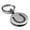 Silver, variant on Stainless Steel Horseshoe Good Luck Charm Round Medallion Keychain Circle Ring