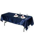 thumbnail image 6 of Efavormart 60x102" Rectangle NAVY Wholesale SATIN Tablecloth Banquet Linen Wedding Party Restaurant Tablecloth, 6 of 8