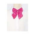 thumbnail image 5 of INSPIRE CHIC Women's Adjustable Solid Pre-Tied Bowknot Self Halter Neck Bow Tie Rose Red 13*16cm/5.12"*6.30", 5 of 5