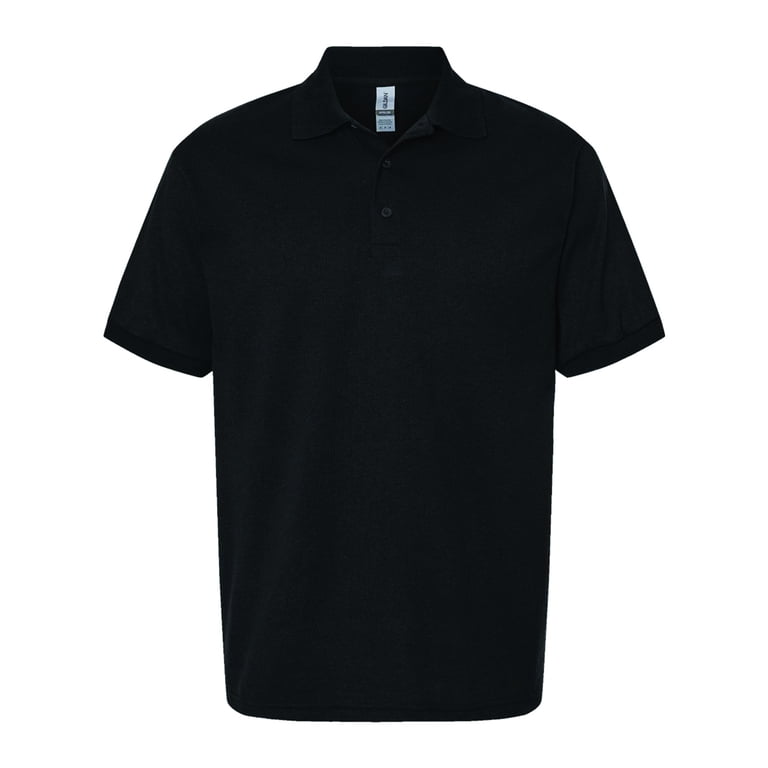 Gildan Men's Jersey Polo T-Shirt, Adult Short Sleeve Polo Shirt