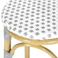 thumbnail image 5 of SAFAVIEH Kipnuk Stool Grey/White (Indoor/Outdoor) Grey / White, 5 of 5