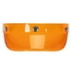 thumbnail image 5 of Visera para casco de motocicleta con 3 broches, protección solar UV, universal, parasol de repuesto Naranja Claro, 5 of 5