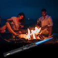 thumbnail image 3 of Encendedor de antorcha de llama azul a prueba de viento | Bolígrafo rociador de soldadura recargable de butano de encendido directo con luz LED | Llama de alta presión | Ángulo de 360° | Cuerpo, 3 of 4