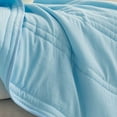 thumbnail image 5 of Hodwiequ Quilt Queen Bed Bedspreads , Lightweight Quilt For Summer Ultra-Soft Microfiber Modern Style Quilted Clouds Pattern Bedspread Quit Blue, 5 of 6