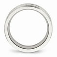 thumbnail image 2 of Stainless Steel Brushed and Polished Twisted 7.00mm Band Size: 8; for Adults and Teens; for Women and Men, 2 of 6