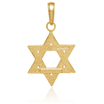 thumbnail image 5 of 14K Solid Yellow Gold Star of David Jewish Magen Necklace Judaica Religious Chain Pendant Israel Charm with chain 24inch, 5 of 11