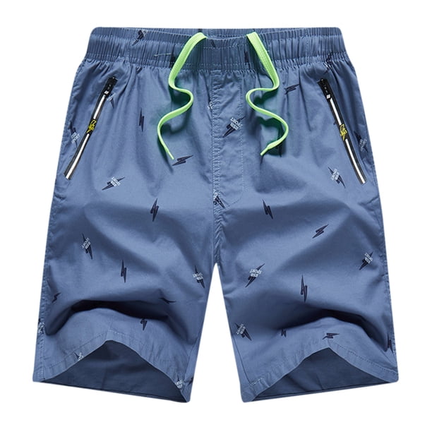 Pantalones Cortos Casuales de Camuflaje Imprimidos Sueltos Capris, Pantalones de Algodón de Pierna Recta para Uso Al Aire Libre, Ocio Y Verano Diario