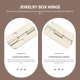 thumbnail image 4 of OFFIGAM 5Ud Bisagras Para Puertas Y Cajas De Madera De Hierro Niquelado Anti Corrosión, 4 of 6