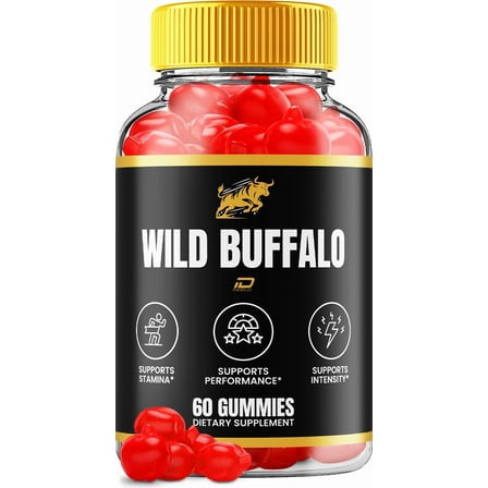 Wild Buffalo Gummies for Men – WildBuffalo Male Gummy Natural Blend Reviews, 1 Pack, 60 Gummies