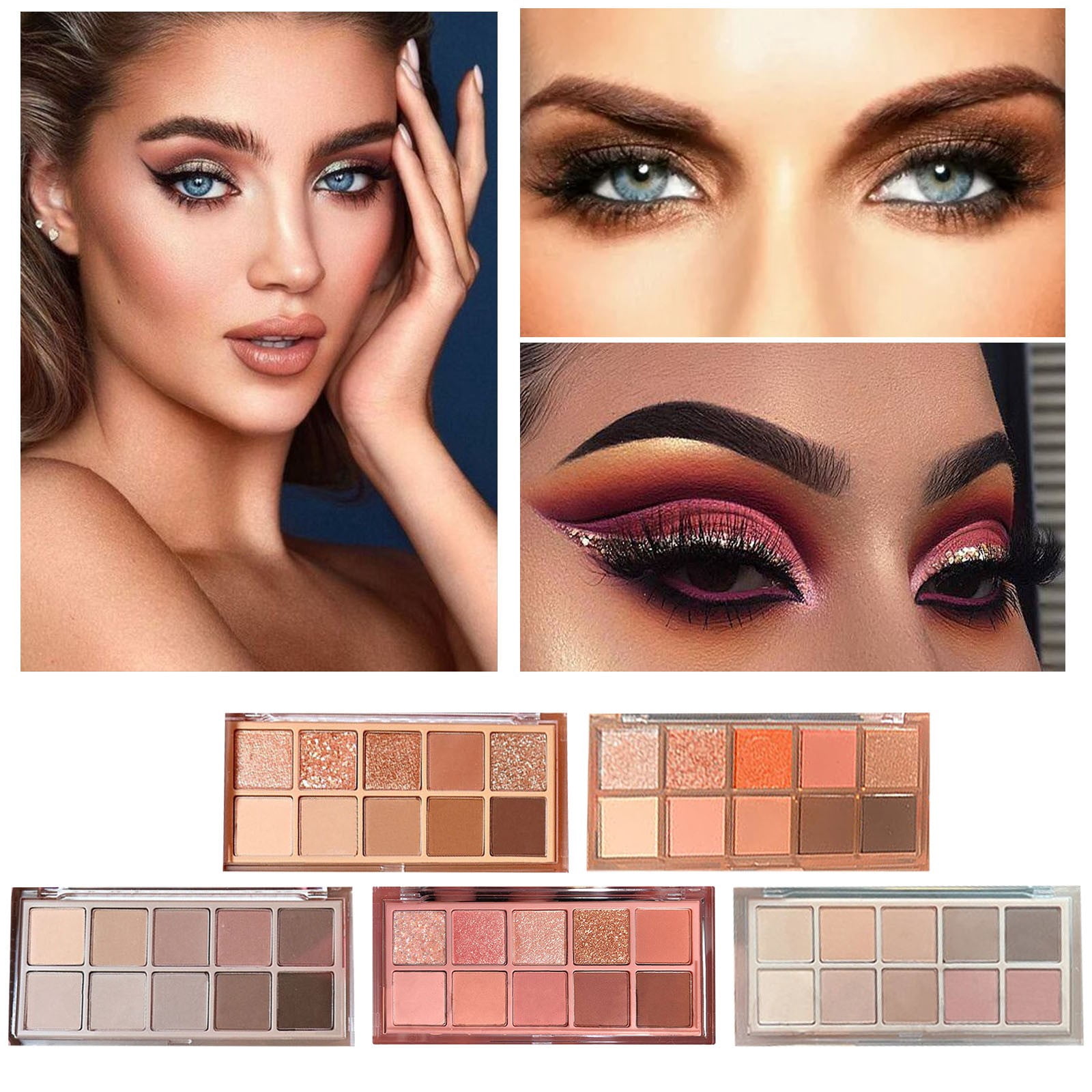 Make up Kits for Girls Ages 8-12 Popular Makeup Products Top Selling Makeup Nature Cosmetics Pearl Wand Dark Eye Shadow Eye Brightener Eye Pearls Roll on Glitter Highlighter Gel Liner Pencil Glitter