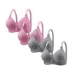 thumbnail image 2 of WZXFASHION Bras For Women No Underwire Adjustable Bras Full Coverage Support Bralette Plus Size Everyday Bra Pack Of 4 Bra Green S, 2 of 4