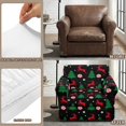 thumbnail image 6 of Bulopur Reindeer 2Pcs Armchair Protector Covers Cozy Stretch Festive Slipcovers Detachable Cushion Covers Elasticized Edge Non-Slip for Apartment Bedroom Living Room Decor, 6 of 8