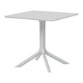 thumbnail image 2 of WestinTrends Playa 31.5" Square Outdoor Plastic Resin Patio Dining Table for 4, Gray, 2 of 12