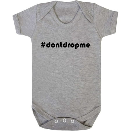 

#Dontdropme Don t Drop Me Cotton Baby Bodysuit One Piece Sports Gray 18 Months