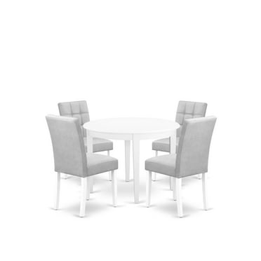 East West Furniture 5 Piece Dinner Table Set