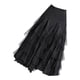 thumbnail image 5 of Falda de baile para mujer, falda larga, baile flamenco, latino, tango, traje de niña del vientre negro, 5 of 8
