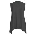thumbnail image 4 of Sleeveless Vest for Women Summer Casual Open Front Irregular Hem Lightweight Cardigans Beach Coverups, 4 of 4