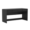 thumbnail image 6 of Novara Contemporary 60" Writing Desk in Black (2-Drawer), 6 of 8