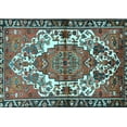 thumbnail image 1 of Ahgly Company Indoor Rectangle Persian Light Blue Traditional Area Rugs, 5' x 8', 1 of 4