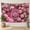 A, variant on XaaKee Tapestry Wall Hanging Pink Snow Leopard Maximalist Floral Botanical Artwork Dahlias Fuchsia Tones High-Quality Polyester Wall Tapestry 60x40Inch