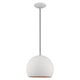 thumbnail image 2 of Livex Lighting 41181-37 Piedmont 10" Wide Pendant - Shiny Cobalt Blue / Polished Chrome, 2 of 10