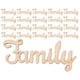 thumbnail image 4 of 50pcs Beige Handcrafted Wood Words for Crafts DIY Decor Family Letter Slices Ideal for Home Decoration, 4 of 4
