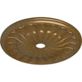 thumbnail image 3 of 31 5/8"OD x 3 5/8"ID x 1 7/8"P Gorleen Ceiling Medallion Pale Gold Finished, 3 of 7