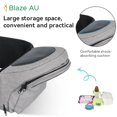 thumbnail image 2 of Portabebés Blaze AU con asiento de cadera, gris para niños pequeños de 20 kg, 2 of 8