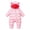 Light Pink, variant on Ymyiu Baby Winter Suit Newborn Snow Suit Kids Winter Coat Toddler Snowsuit Boy Girl Puffer Jacket Outwear 0 3 Months(Light Pink, 0-3 Months)