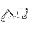 thumbnail image 2 of Auricular de un solo auricular, empuje para hablar cómodo aurel de radio 2 abds k head para juegos, 2 of 7
