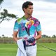 thumbnail image 3 of Balery Tropical Flamingo Summer Camisa Polo de Hombre con Estampado, de Manga Corta y Tejido Medio, Camisa Tipo Golf Polo-Small, 3 of 6
