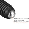 thumbnail image 4 of Unique Bargains Ball Point Set Screws, M10 x 25mm High Carbon Steel Metric Spring Hex Socket Grub Screw 20 Pack, 4 of 7