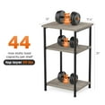 thumbnail image 5 of EverPick 3-Tier Shelving Unit - Wooden Storage Shelf for Kitchen, Bathroom, Pantry, Heavy Duty & Rustproof, Easy Assembly,2 Pack(12"x17.4"x31", Gary), 5 of 6