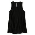 thumbnail image 2 of Aeropostale Womens Keyhole Hi-Lo Tank Top, Black, Juniors, Medium, 2 of 2