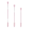 thumbnail image 3 of Juego de 3 espátulas reutilizables jinwen para maquillaje Cuchara rosa, 3 of 8