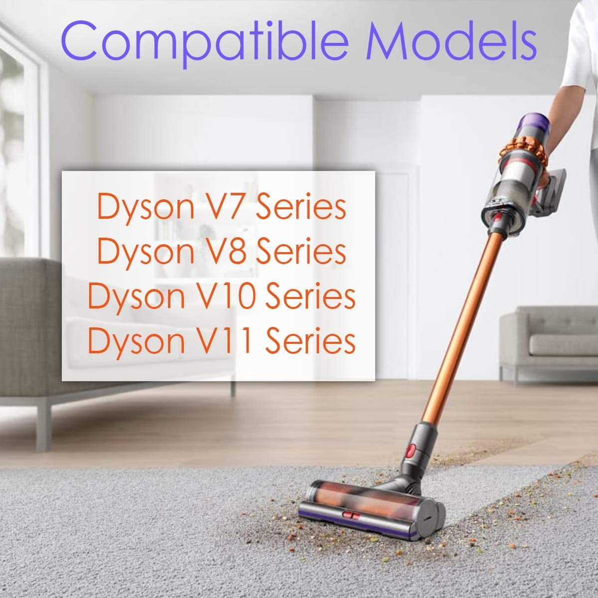 Soft Roller Brush for Dyson V7 V8 V10 