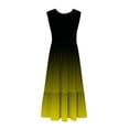 thumbnail image 3 of RYDCOT Summer Casual Dresses for Women Sleeveless Midi Dress Swing Tank Dress Ruffle Tshirt Dress with Pockets Sundresses for Women Casual Beach on Clearance, 3 of 4