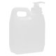 thumbnail image 3 of 2 botellas de plástico con bomba para líquidos de esterilización de 1 litro, para almacenar cosméticos y productos químicos., 3 of 7